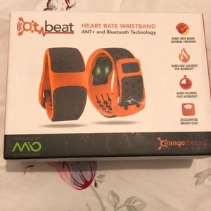 Orange theory fitness strap band to track workout